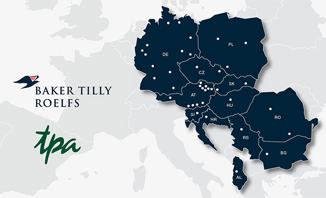 Baker Tilly Europe Alliance map